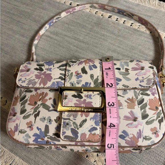Nannette Lepore Floral Mini Buckle Shoulder Bag - Picture 7 of 9